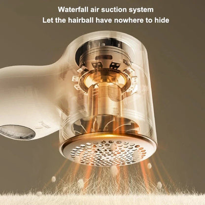 Fabric Lint Remover - Electric Hairball Trimmer with Smart LED Display and USB Charging