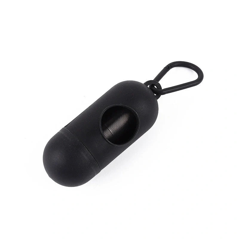 Eco-friendly dog poop bags in various colours for pet waste cleanup