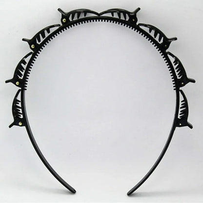 Stylish Korean-inspired double bangs hair clips and headbands for women