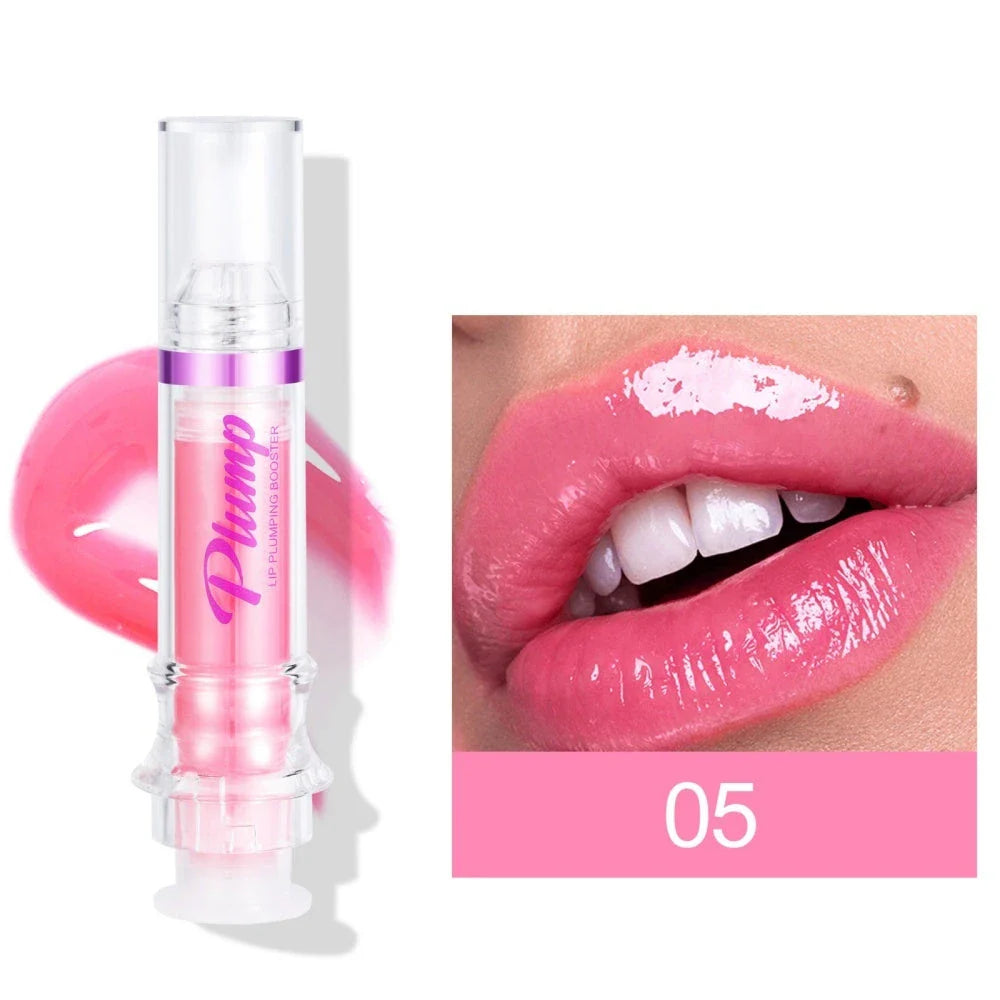 Glossy Luxury Lip Gloss in various shades with a mirror-like shine and hydrating formula