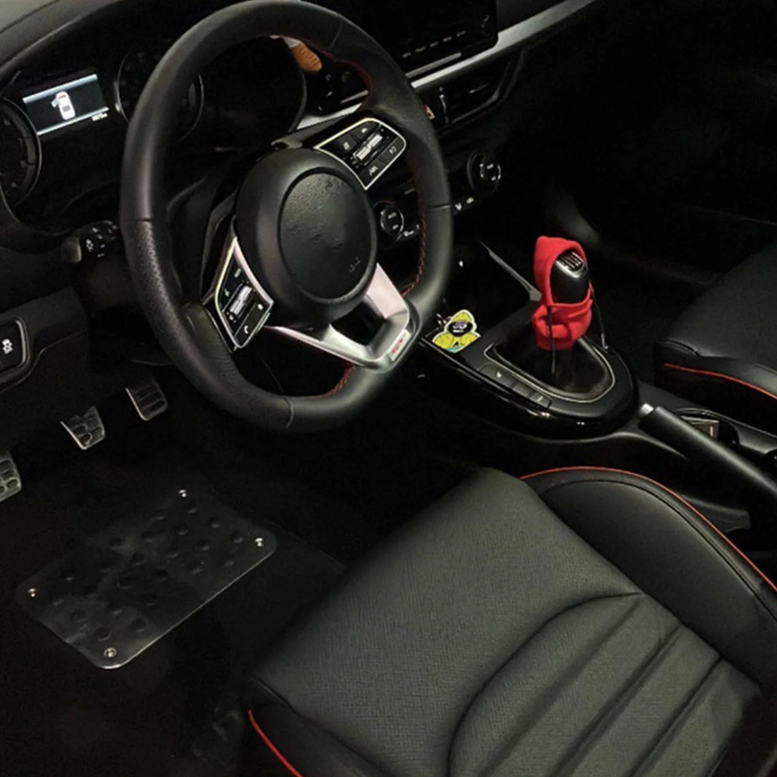 Universal gear knob cover hoodies in pure cotton for cars