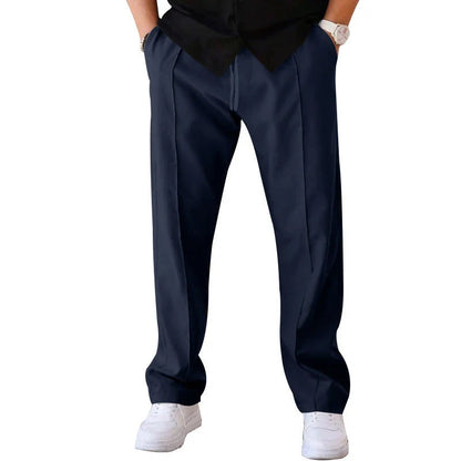 Comfortable drawstring waist casual pants for men in various colors and sizes