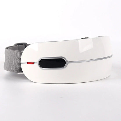 Bluetooth-compatible vibrating hot compress eye massager with airbag kneading