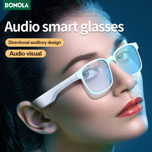 Bluetooth 5.0 smart sunglasses with waterproof design for sports and calls