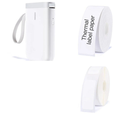 Compact Bluetooth Label Printer with thermal printing technology, Bluetooth connectivity, and versatile label design capabilities for home and office use