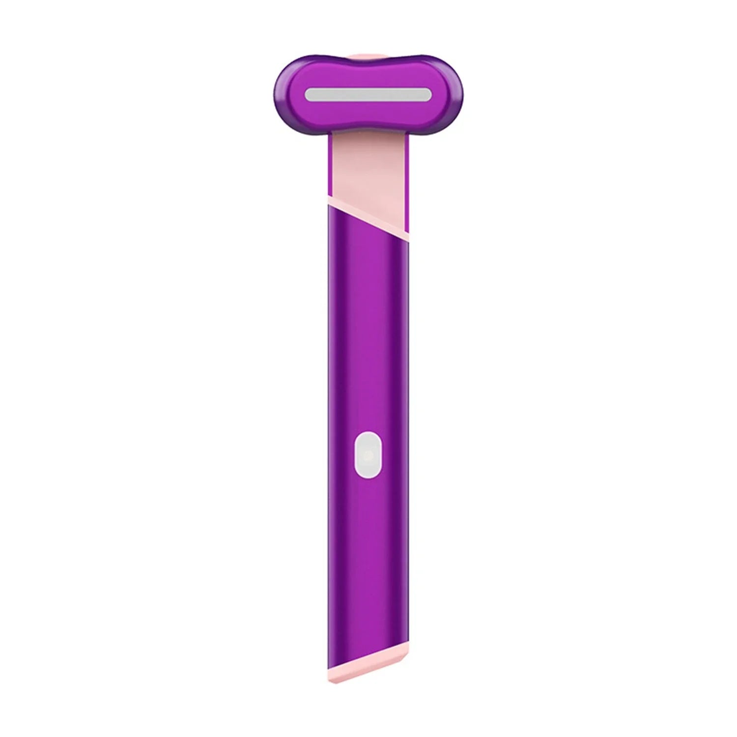 Rejuvenating eye massager with microcurrent, red light therapy, and vibration for youthful, radiant skin