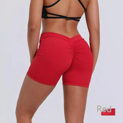 Women's nylon tight shorts for training and running in various colours