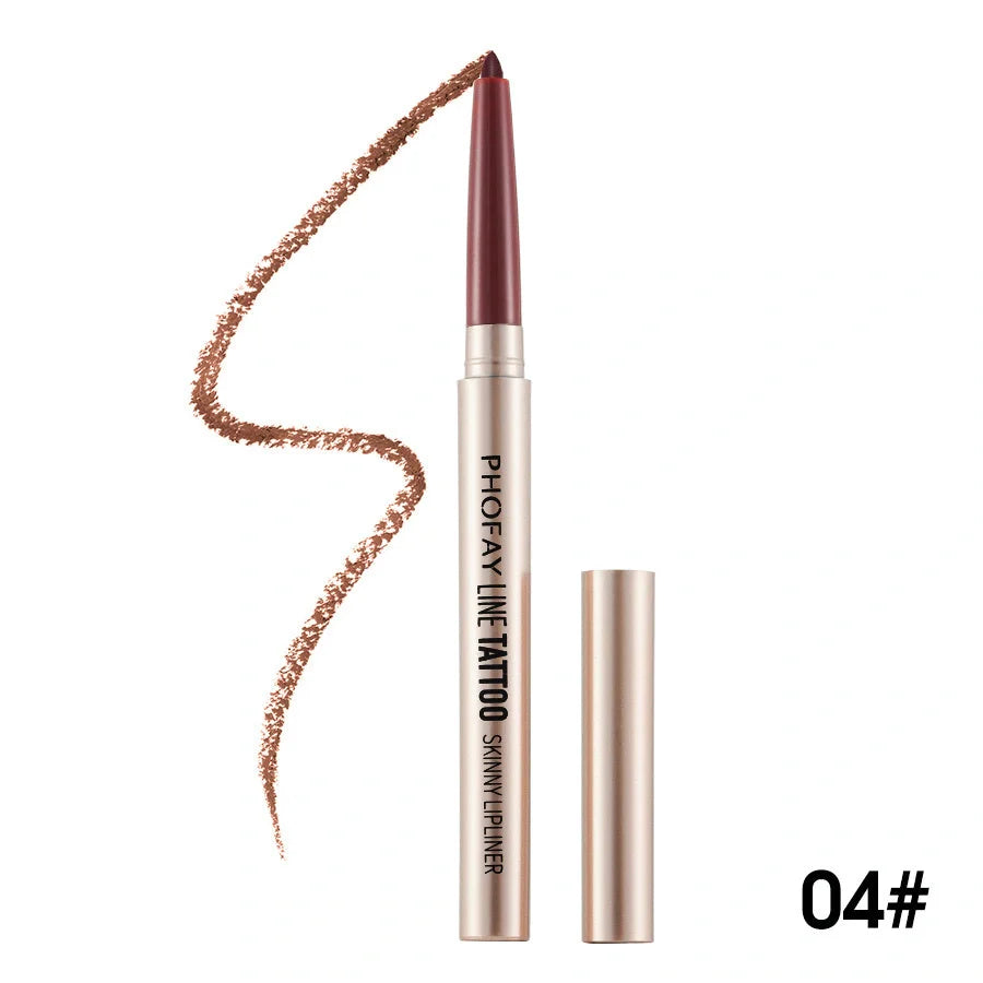 PHOFAY Lipliner with waterproof and anti-fading properties for long-lasting lip definition