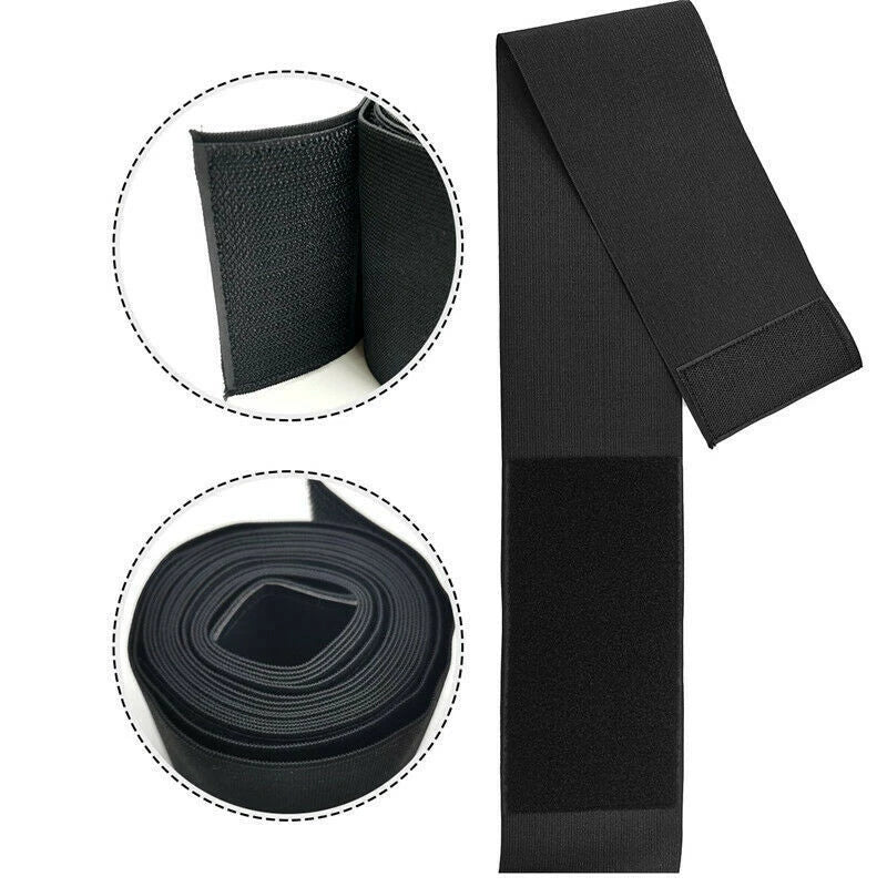 Premium waist trainer bodyshaper in black, designed to sculpt and slim the figure with comfort and style.