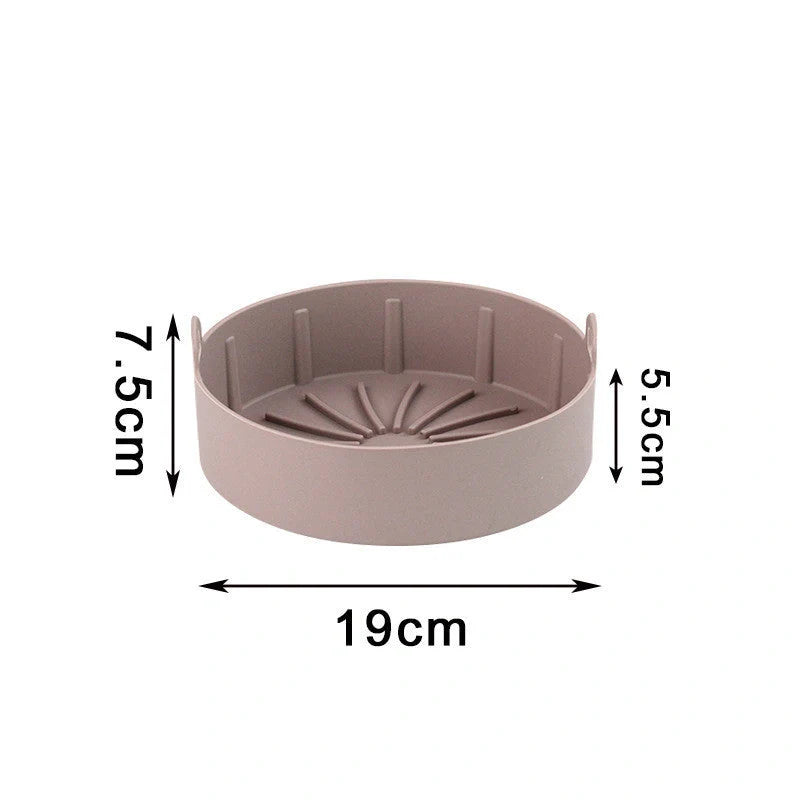 Air fryer silicone pot replacement liners in various colours and sizes