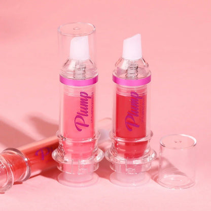 Glossy Luxury Lip Gloss in various shades with a mirror-like shine and hydrating formula