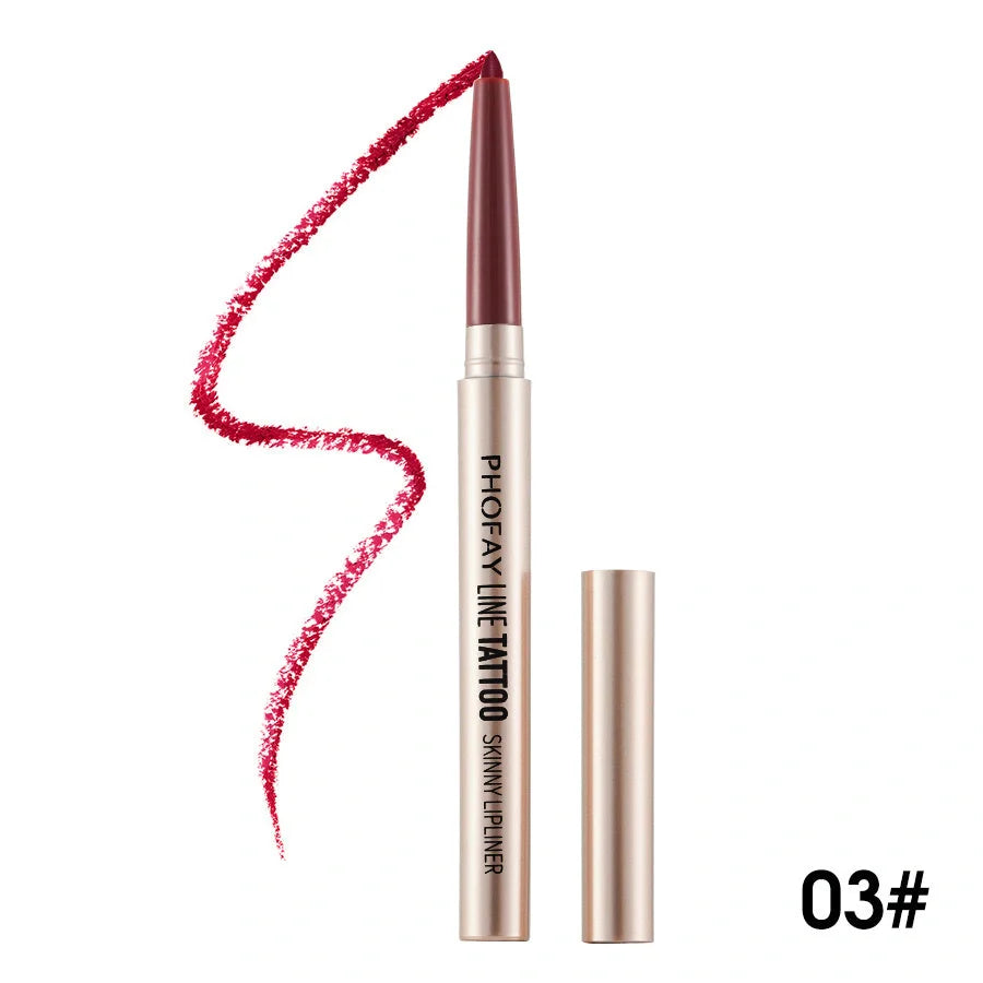 PHOFAY Lipliner with waterproof and anti-fading properties for long-lasting lip definition
