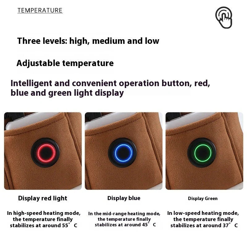 Cosy cotton heating boots with temperature regulation technology, perfect for keeping feet warm during the British winter