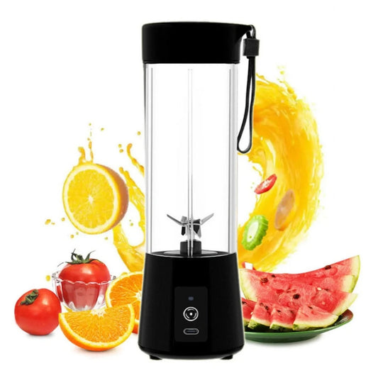 Portable electric juicer with stainless steel blade in various colours