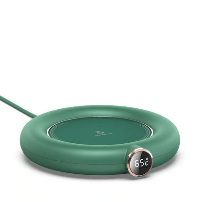 USB Cup Warmer Pad with adjustable temperature settings and LED display