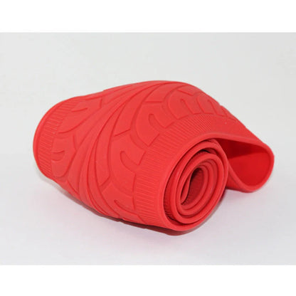 Anjiemei Silicone Steering Wheel Cover in various colours on a car steering wheel
