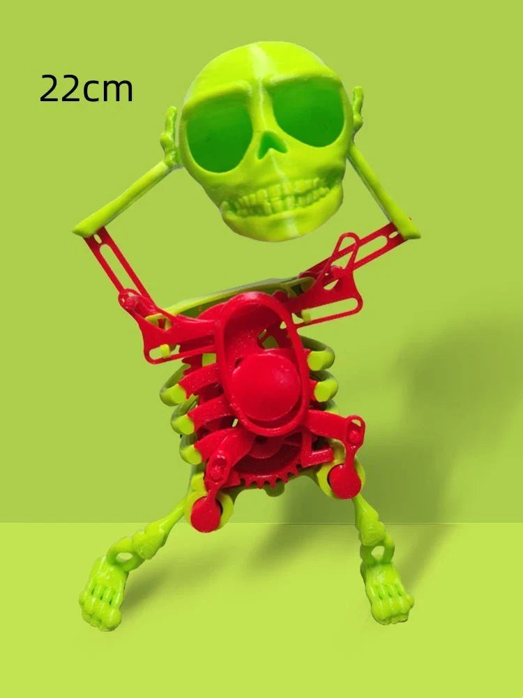 Customizable 3D Mini Skull Desktop Toy with gravity-powered motion and various color options