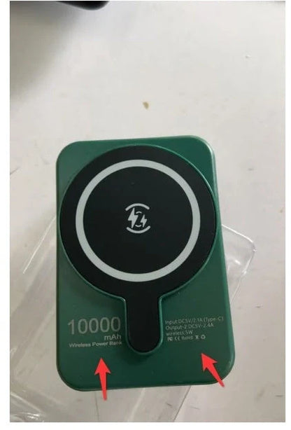 Mini Fast Charging Magnetic Wireless Power Bank in various colors