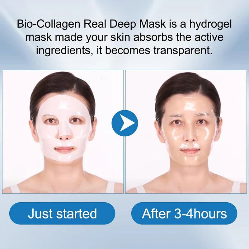 Collagen-Boosting Overnight Facial Mask with low-molecular-weight collagen for firming and elasticity
