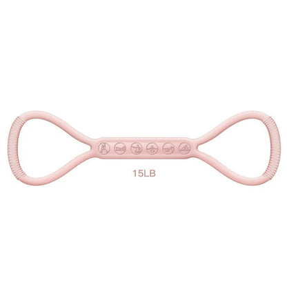 Premium resistance bands for women's chest fitness workouts, available in a range of colours and resistance levels for targeted muscle development.