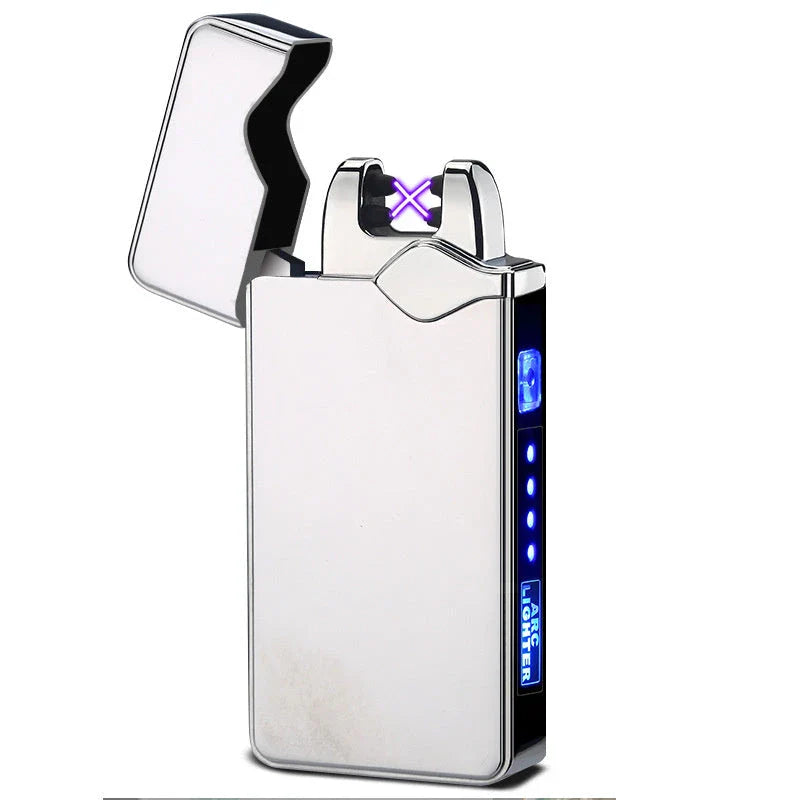 Fingerprint-Activated Lighter in Various Color Options with Stylish Ice Plating Finish