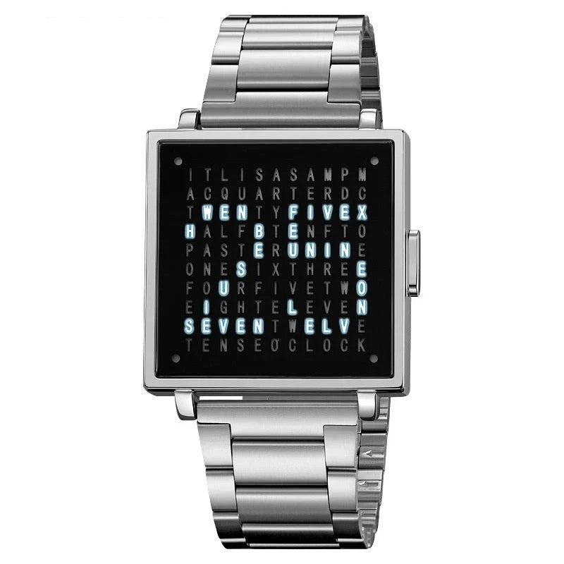 Rugged military-style wristwatch with stainless steel case and luminous hands for men and women in the UK