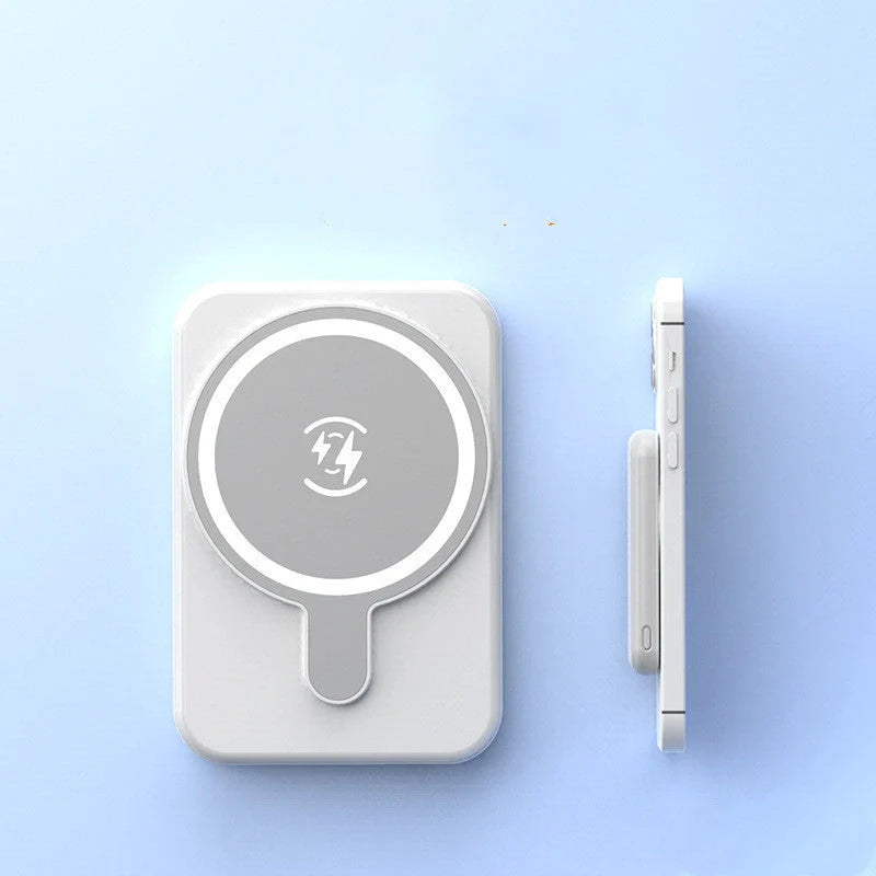 Mini Fast Charging Magnetic Wireless Power Bank in various colors
