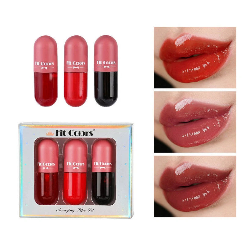 Day Night Instant Volume Lip Plumper Oil in light yellow for hydration and repair
