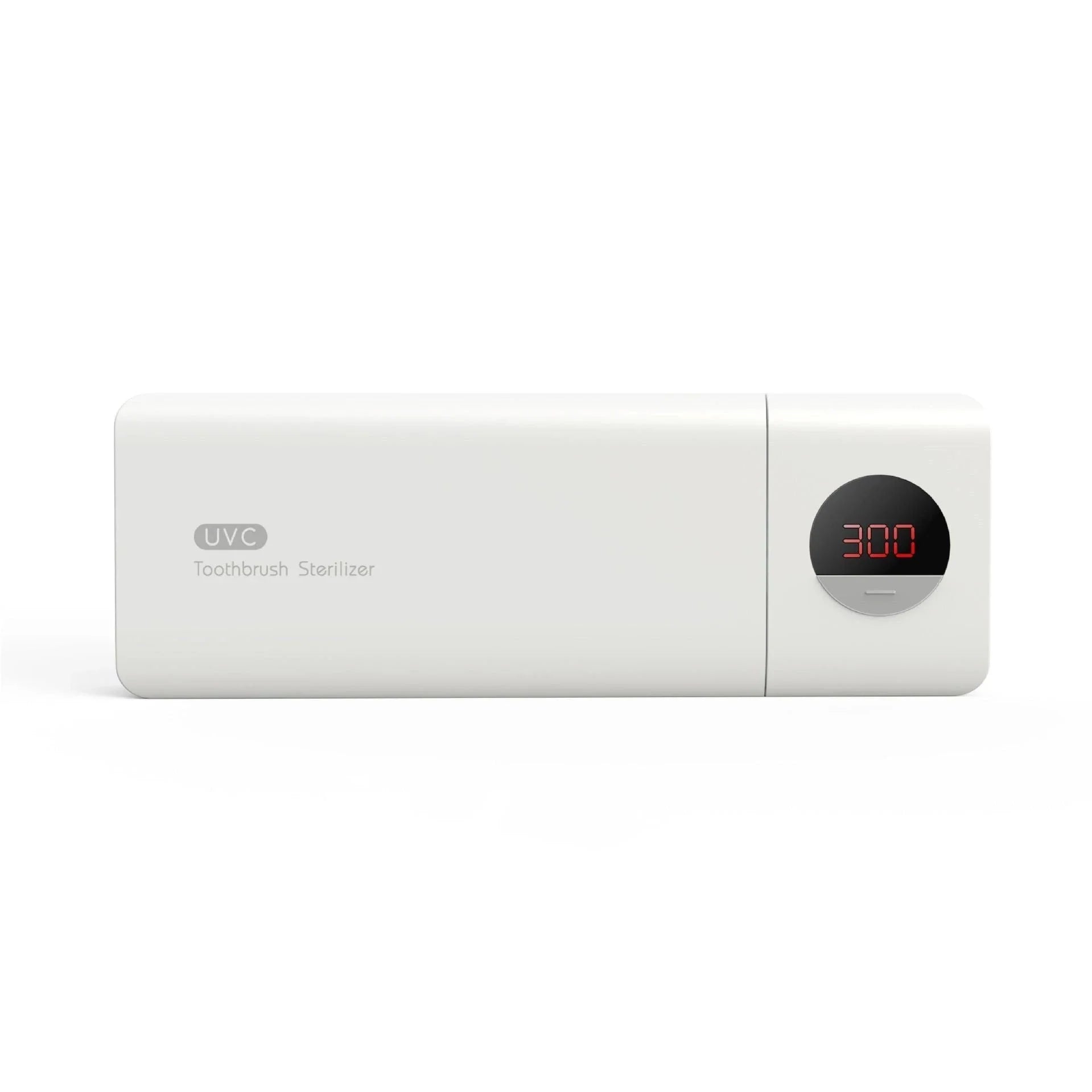 Rechargeable UV Toothbrush Sanitizer in multiple color options, featuring a sleek and compact design for home and travel use
