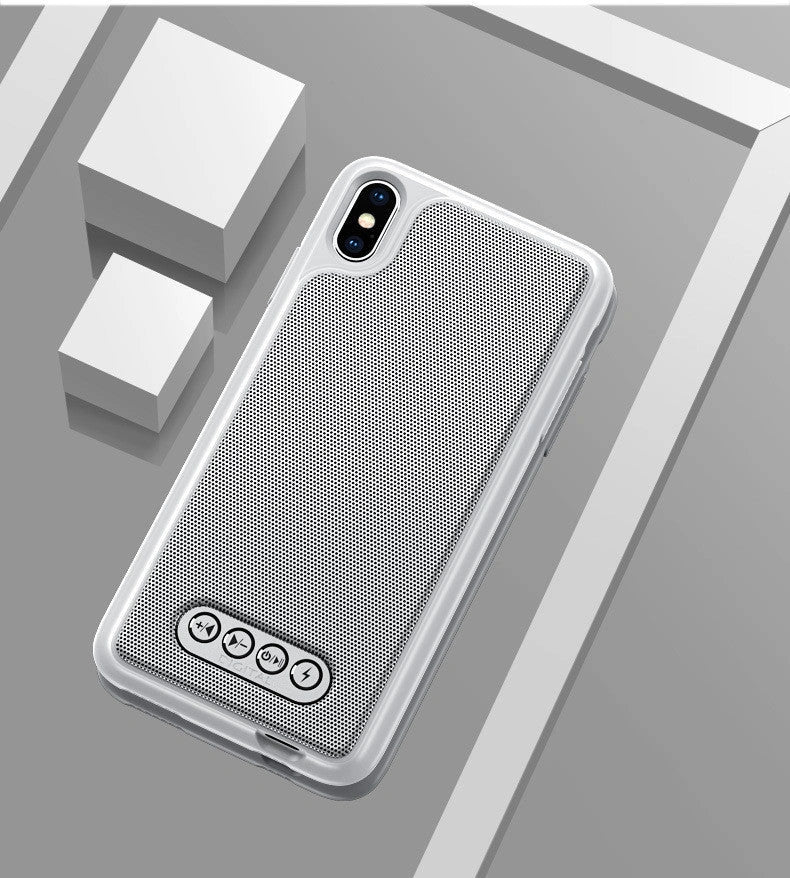 3 in 1 Bluetooth Speaker Phone Case for Apple iPhones with emergency charging