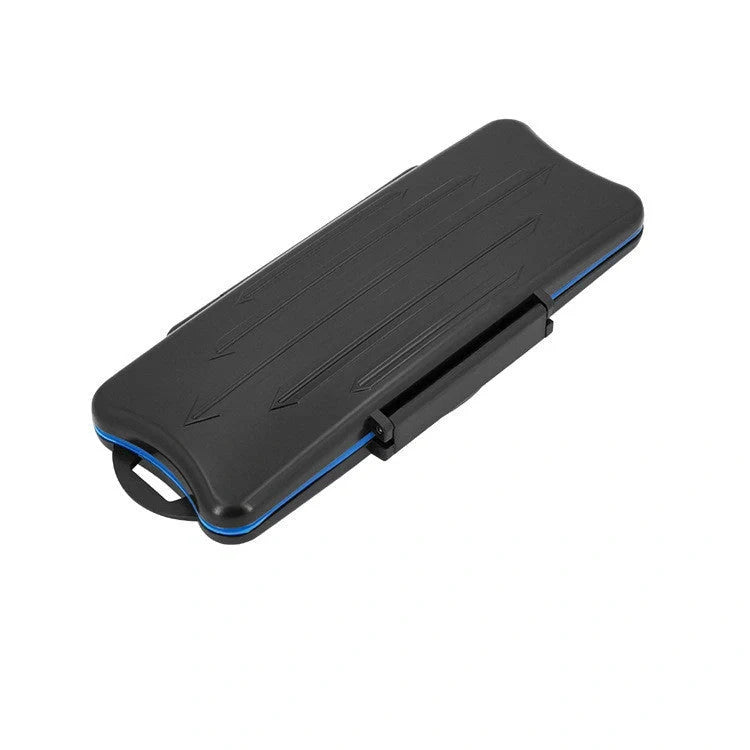 Waterproof black ABS game card storage box for Nintendo Switch and other game cassettes