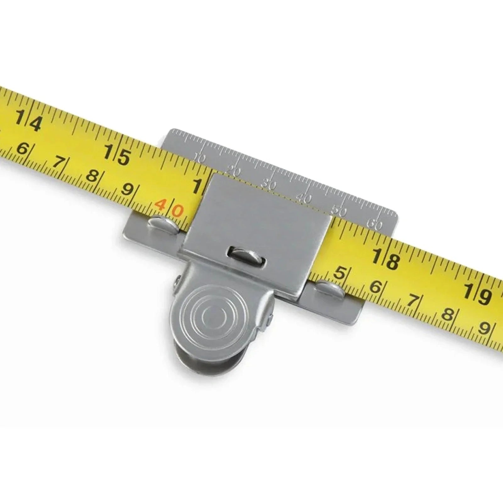 Stainless iron measuring ruler clip for tape measures, 6.5*5cm, 100g
