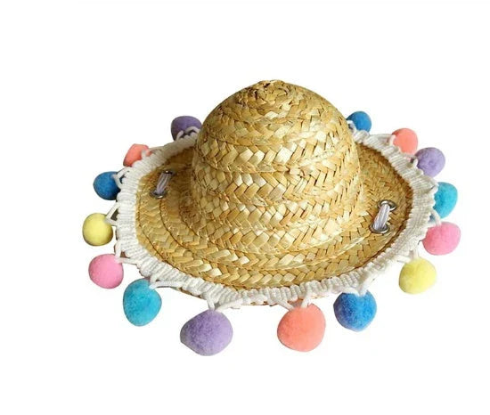 Stylish pet sunglasses in various colors, including khaki, pink, green, and yellow