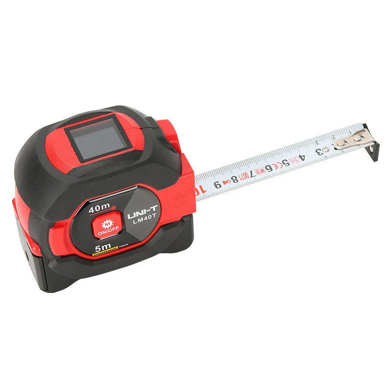 UNI-T Laser Measuring Tape with digital display and compact design