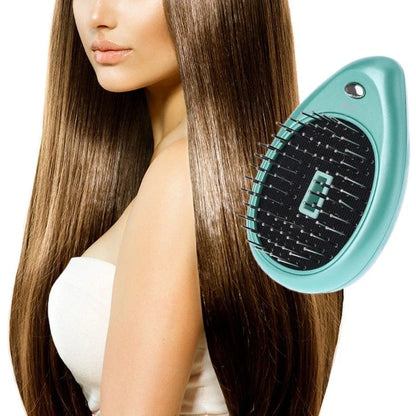 Relaxing Vibration Massage Hair Comb with Negative Ions for Soothing Scalp and Shiny, Healthy Hair