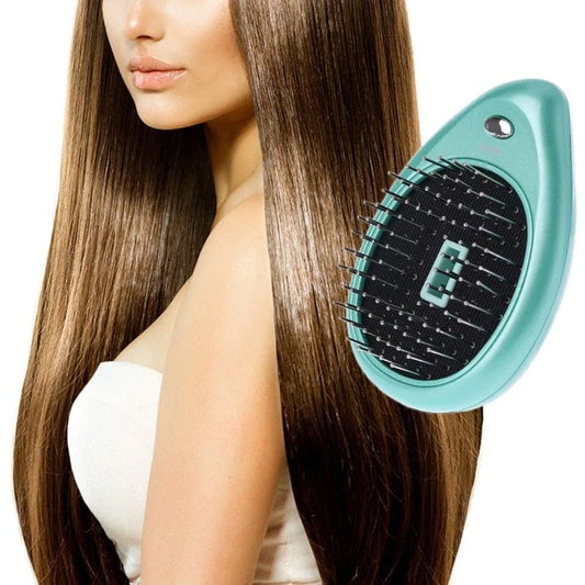 Relaxing Vibration Massage Hair Comb with Negative Ions for Soothing Scalp and Shiny, Healthy Hair