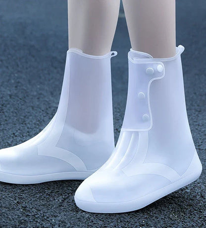 Rugged waterproof overshoes in various colours, perfect for British outdoor adventures in any weather