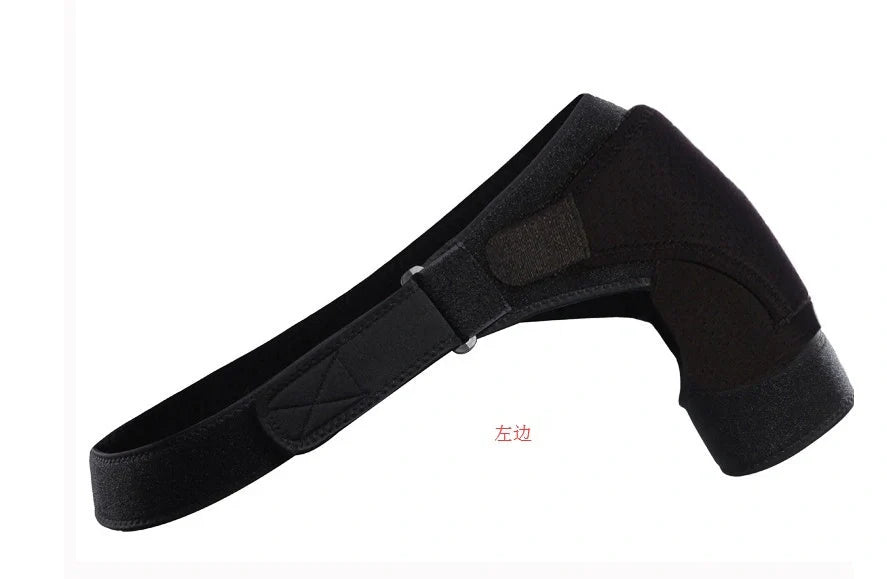 Adjustable neoprene shoulder support brace for dislocation and arthritis pain relief