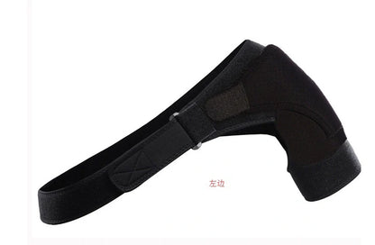 Adjustable neoprene shoulder support brace for dislocation and arthritis pain relief
