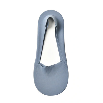 Silicone Non-Slip Shallow Boat Socks for Ladies in various colors, including black, skin, khaki, silver, and more.