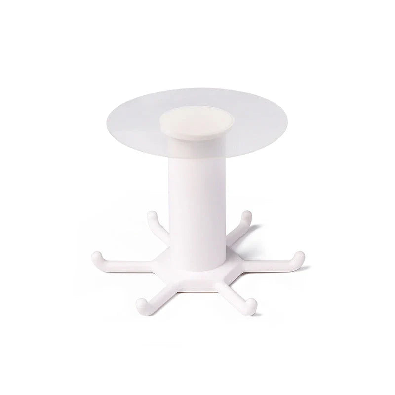 A versatile spoon, spatula, and utensil organiser stand with a telescopic design and 360-degree swivel function.