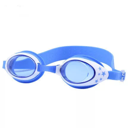 Children's waterproof and anti-fog swimming goggles in vibrant colours