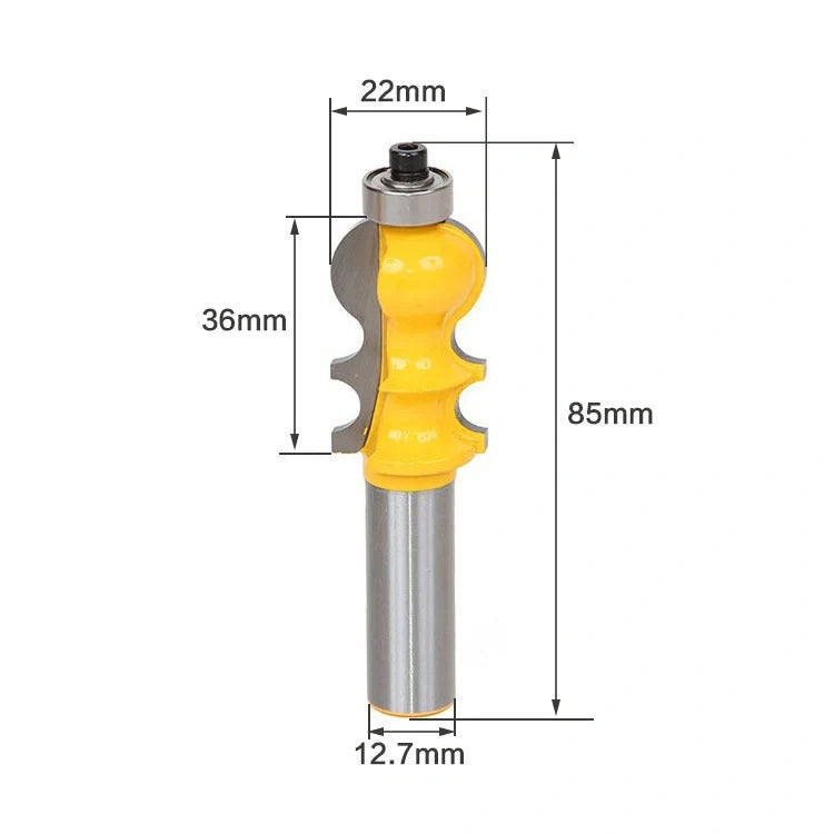 Hard alloy forming cutter for woodworking, perfect for drop bead handrails