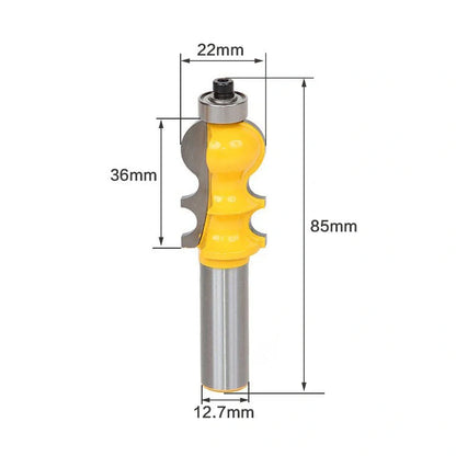 Hard alloy forming cutter for woodworking, perfect for drop bead handrails