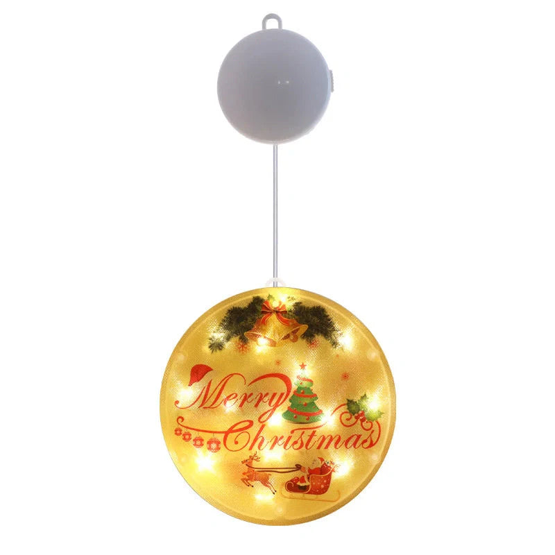 Window Decoration LED String Lights with warm white glow for Christmas