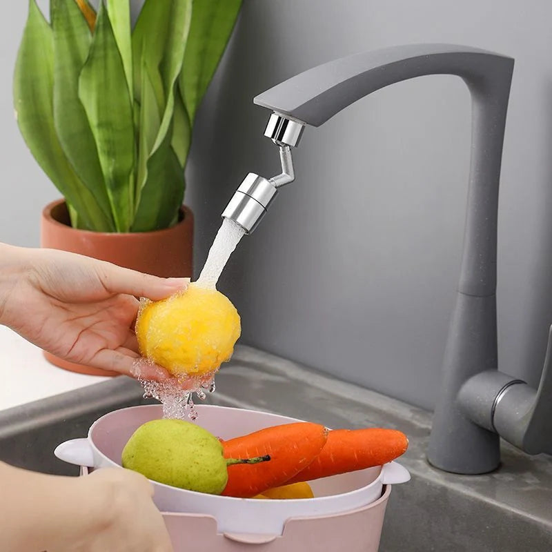 Universal Splash-proof Outer Joint Swivel Faucet with dual output modes