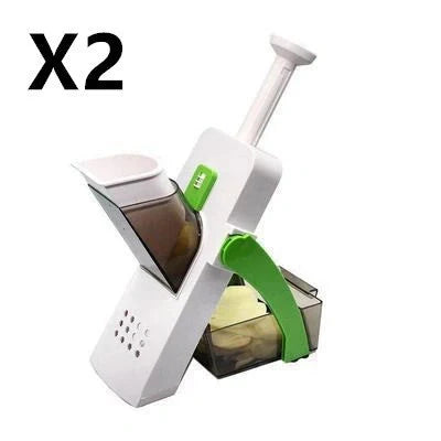 Multifunctional Vegetable Cutter with safety design and 30+ slicing options