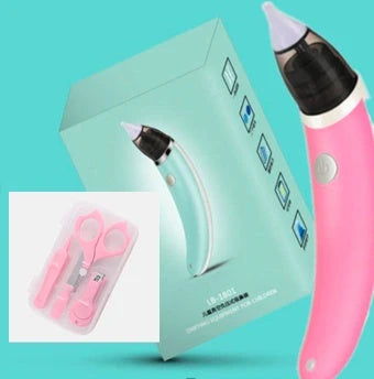 Electric Nasal Aspirator with Adjustable Suction Levels for Gentle Mucus Removal in Babies