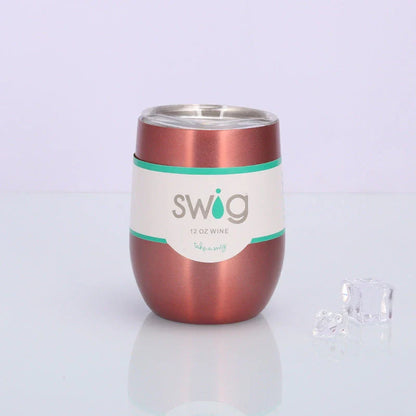 Premium Stainless Steel Insulated Wine Tumbler in Various Vibrant Colors - 12 oz Capacity, Vacuum Sealed Design