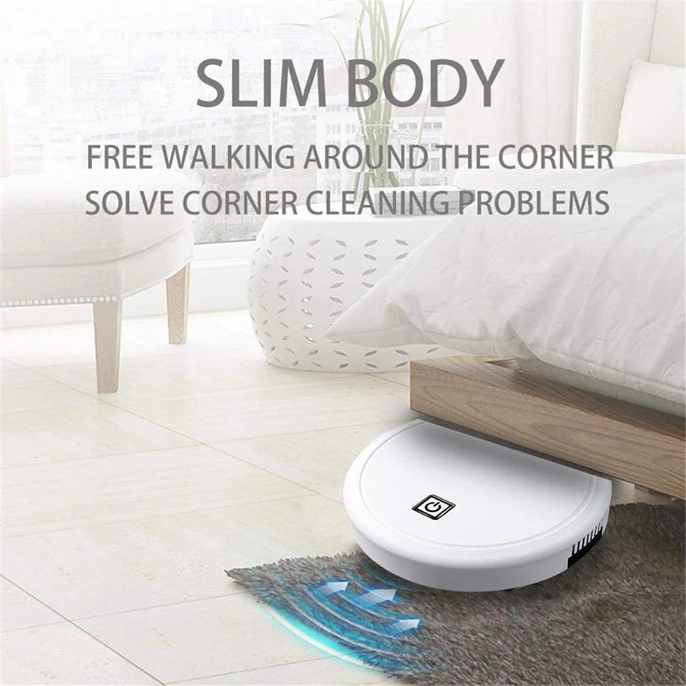 3-in-1 Robot Vacuum Cleaner with smart sensor and 1800Pa suction
